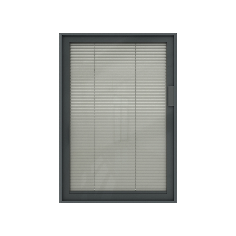 深圳市三鑫智能科技有限公司-中空百葉-磁控單玻百葉-單手柄｜磁吸單手控百葉｜單玻極簡設計，指尖輕推即停